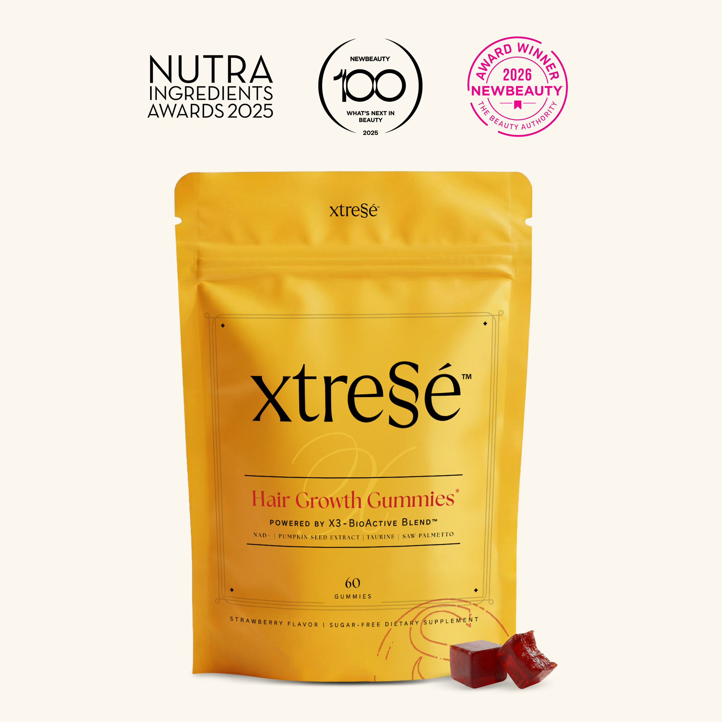 Xtressé Hair Growth Gummies, supplement