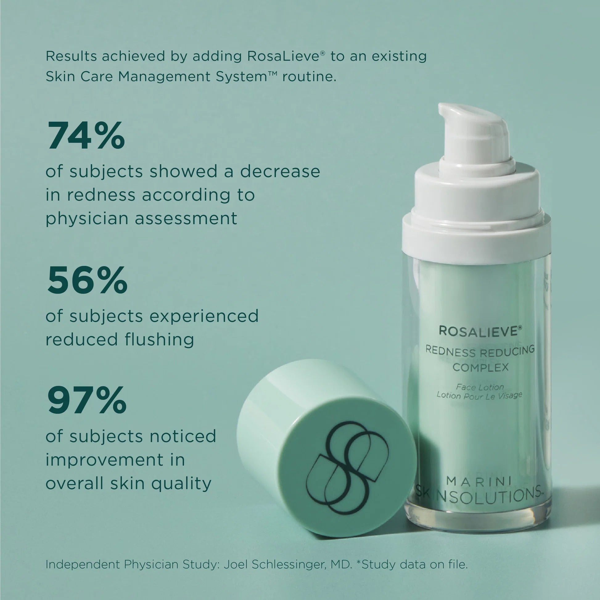RosaLieve Redness Reducing Complex by Marini SkinSolutions, azelaic acid serum for red, flushed skin
