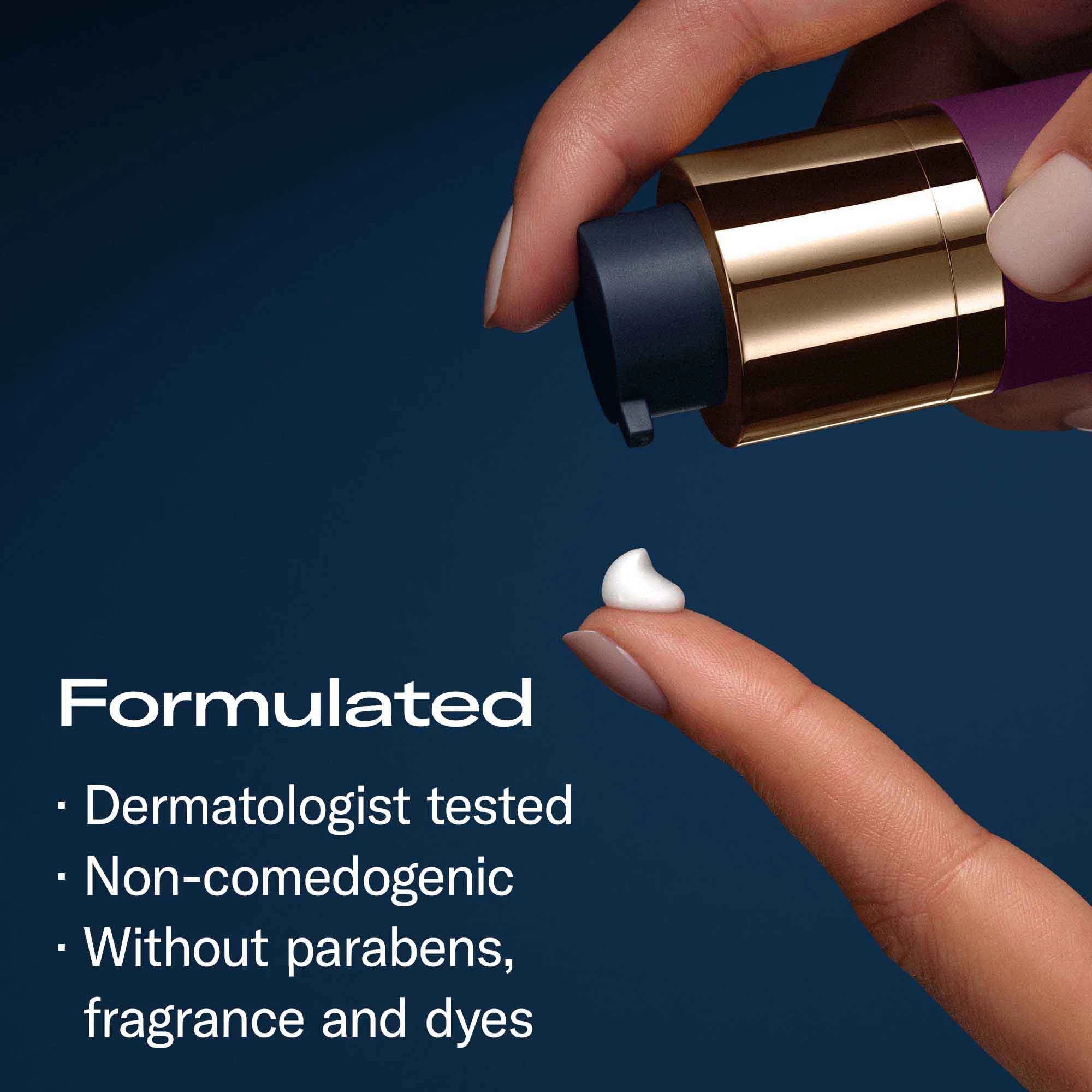 Ampra Volumizing Macro HA Serum dispensing from the pump