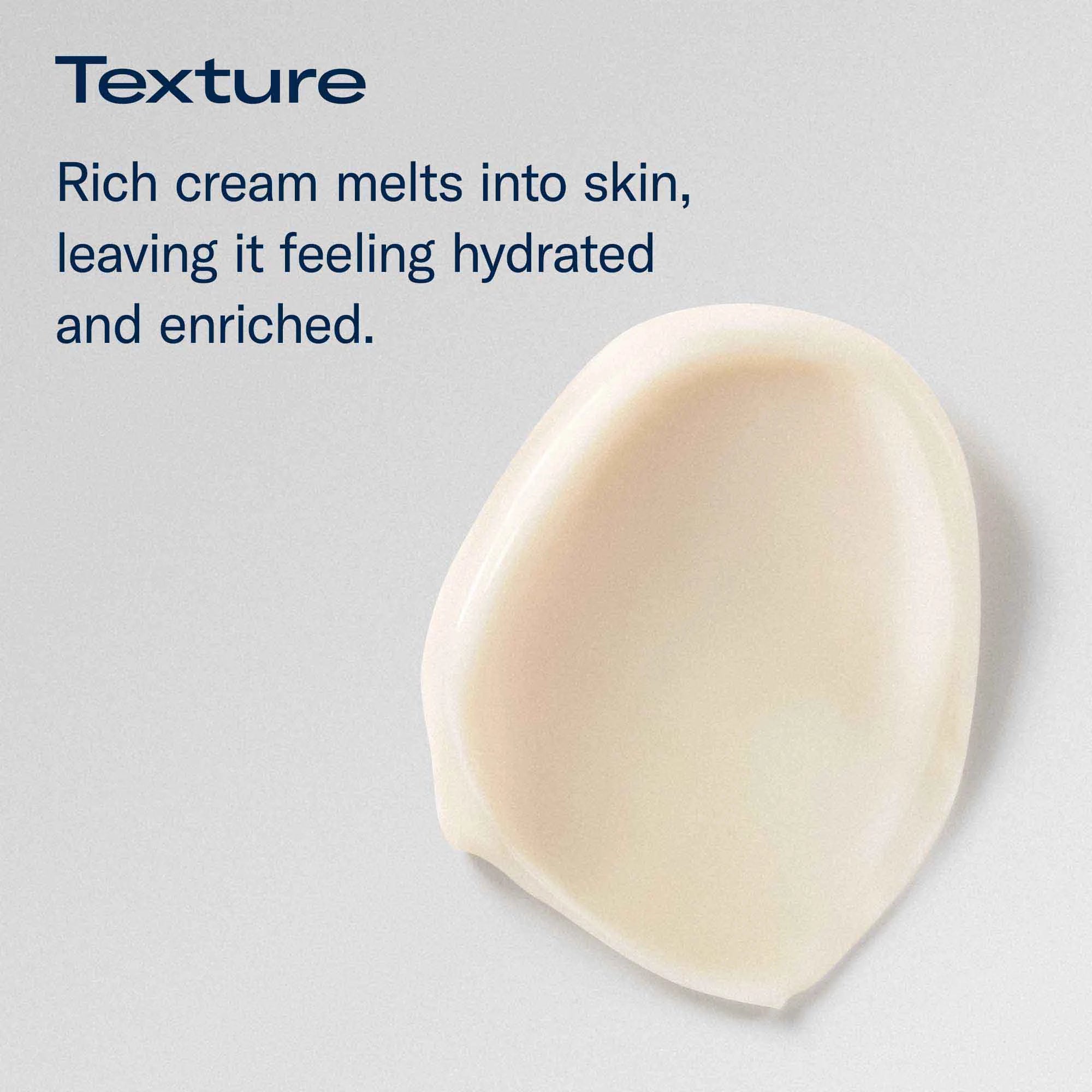 Trio Luxe Moisture Treatment cream texture