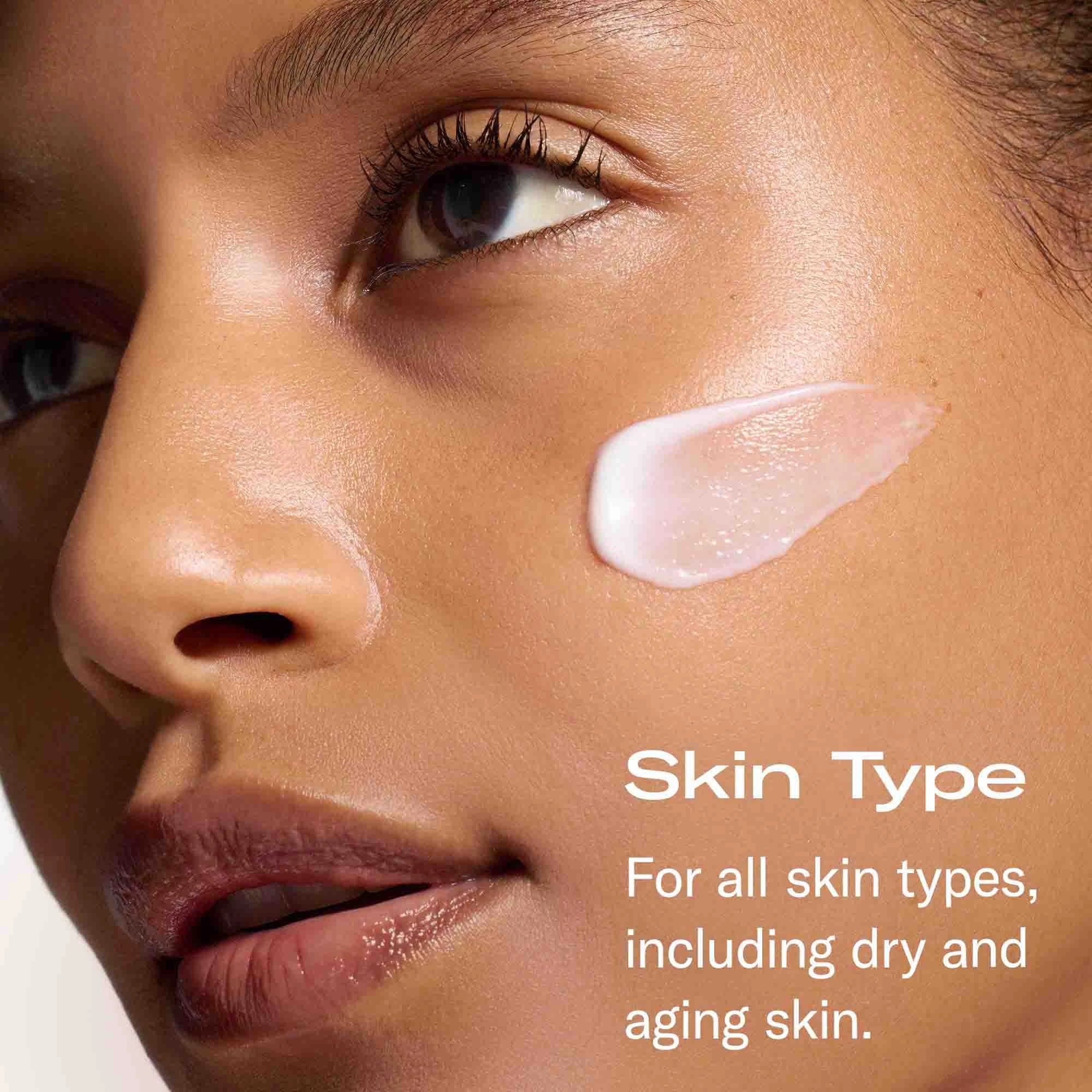 Trio Rebalancing Moisture Treatment texture on skin