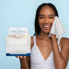 Clean Towels XL by Clean Skin Club, in use