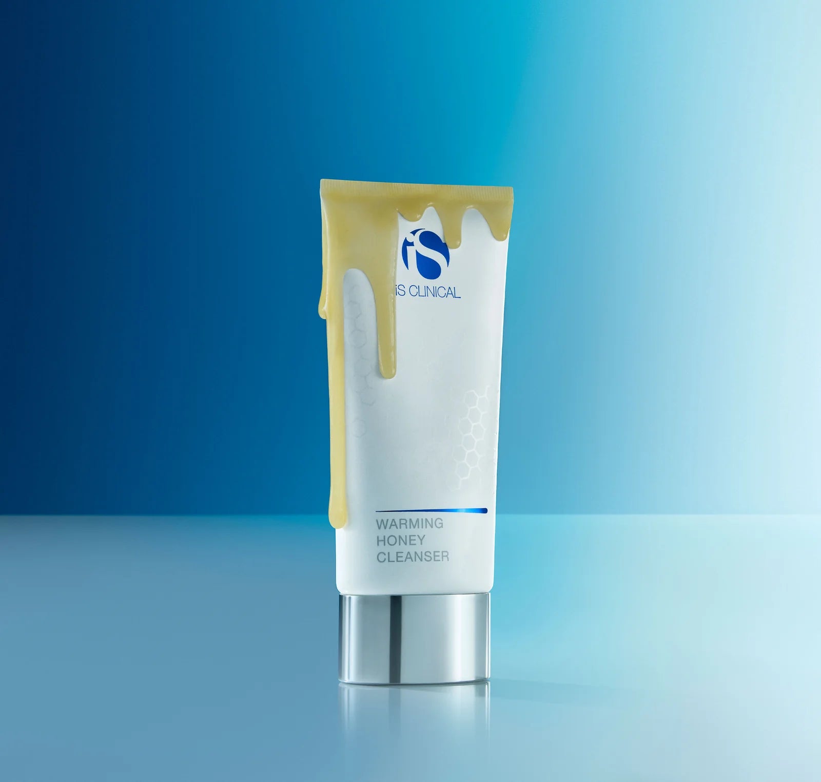 Warming Honey Cleanser product packaging and texture